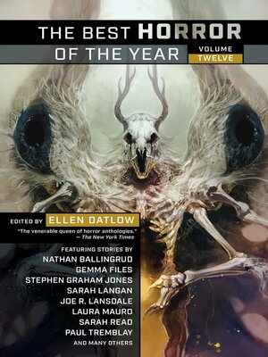 cover image of The Best Horror of the Year, Volume 12